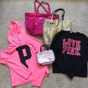 Victoria’s Secret Sweatshirt and bag bundle